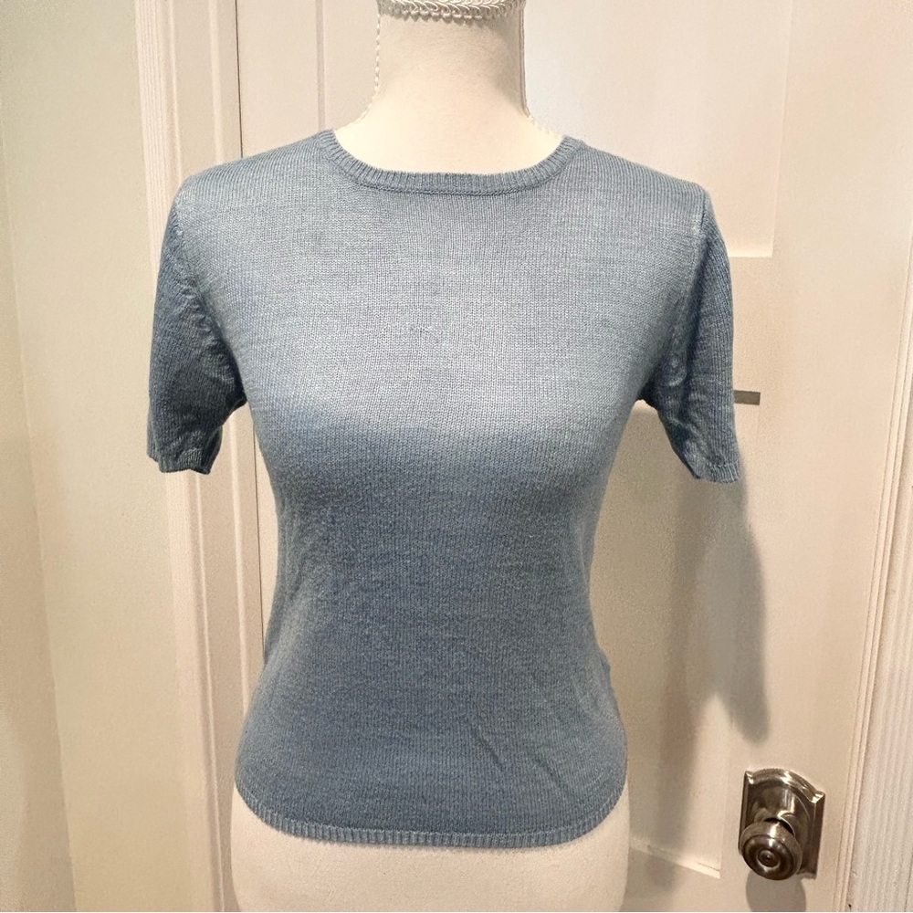 BCBG MaxAzria Short Sleeve Knit Top